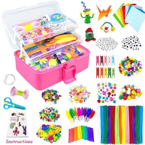 3000Pcs Craft Kits for Kids DIY Arts