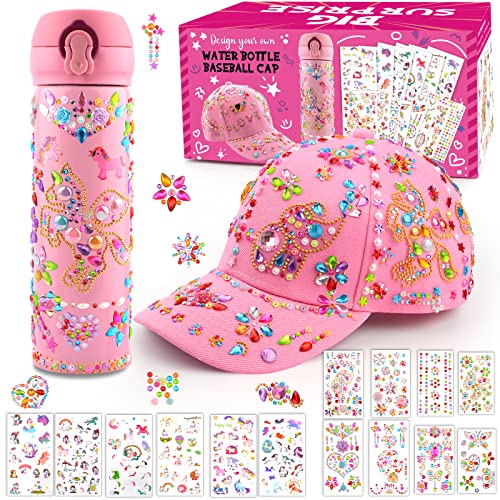 Easter Gifts for Girls Decorate Your Own Water Bottle and Baseball Cap