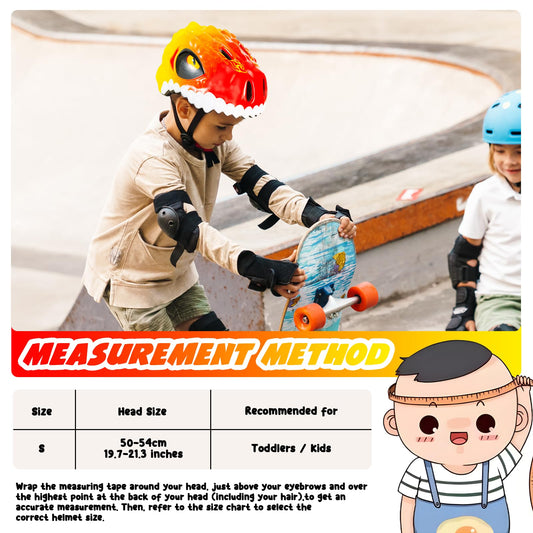 Favoto Kids Dinosaur Bike Helmet