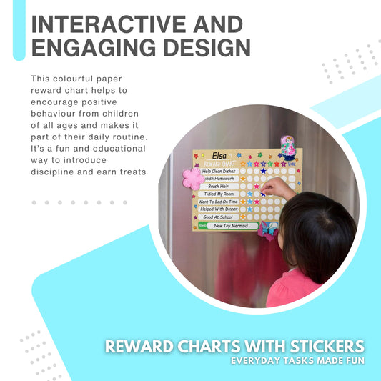 8 Reward Charts and 392 Star Stickers - Reward Charts for Children Behaviour