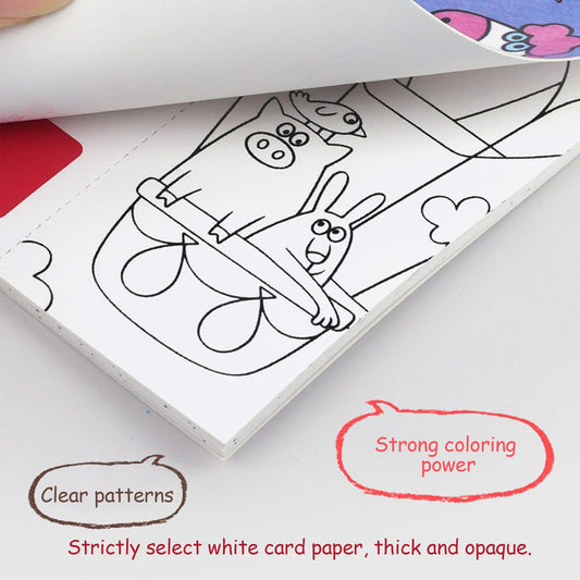 6 Pack Pocket Magic Water Coloring Book