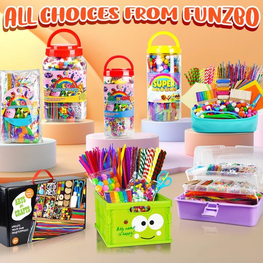 FunzBo Arts and Crafts Supplies for Kids