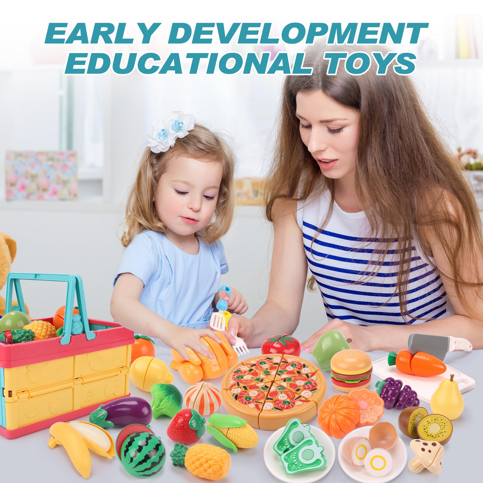 Kids Pretend Play Food Sets for Children Kitchen Toys