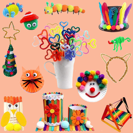 Chennyfun 3000pcs+ Arts and Crafts Supplies for Kids