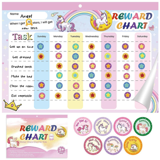 Koncci Magnetic Reward Charts for Children Behaviour at Home