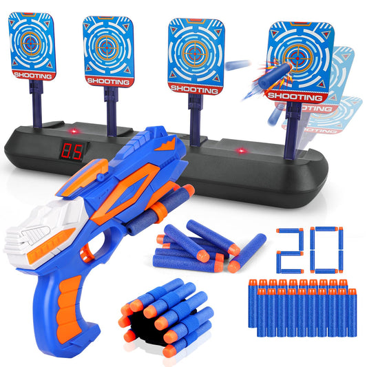 Electronic Digital Target with Gun Toy for Nerf