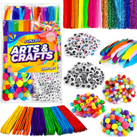 FunzBo Arts and Crafts Supplies for Kids